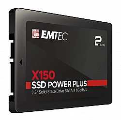 Emtec X150 Power Plus - SSD - 2 TB - intern - 2.5 (6.4 cm) - SATA 6Gb/s (ECSSD2TX150)