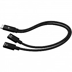 USB-C Cable Splitter Audio/Data Power Delivery 100W