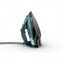 Tefal Ultimate Pure FV9844 Dry & Steam iron Durilium Autoclean soleplate 3200 W Black, Blue