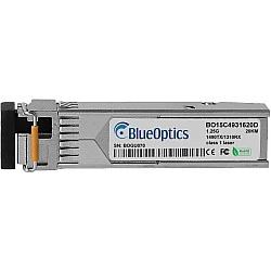 Viavi JMEP01B1D11 kompatibler BlueOptics© SFP Bidi Transceiver für Singlemode Gigabit Highspeed Datenübertragungen in Glasfaser Netzwerken. Unterstützt Gigabit Ethernet, Fibre Channel oder SONET/SDH Anwendungen in Switchen, Routern, Storage Systemen und ä (JMEP01B1D11-BO)