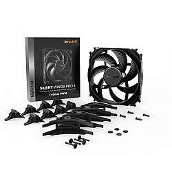 be quiet! Silent Wings Pro 4 PWM Fan 1-pack Sort 140 mm
