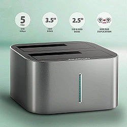 Turime | AXAGON ADSA-DC USB3.2 Gen1 - 2x SATA 6G CLONE DUAL HDD Dock Station ASMedia | ITwork sandėlyje | ITwork sandėlyje!