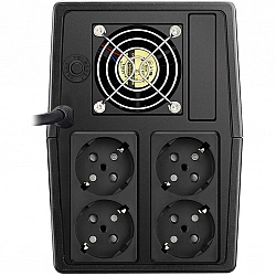 FSP FP 1500 1000VA/600W,INPUT VOLTAGE: 110/120VAC OR 220/230/240VAC, INPUT/VOLTAGE RANGE: 81-145VAC / 162-290VAC, INPUT FREQUENZ 60/50 HZ, 2*12V/9AH, 4*SCHUKO, AVR