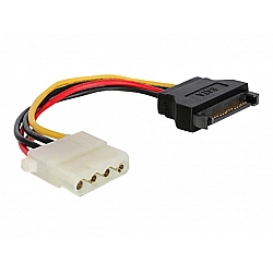 GEMBIRD CC-SATA-PS-M Gembird kabel Sata zasilajacy (M) -> Molex (F) 15cm