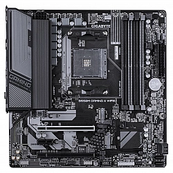 GIGABYTE B550M GAMING X WIFI6 Motherboard - AMD Ryzen 5000 CPUs, 5+3 Phases VRM, up to 3200MHz DDR4, 1xPCIe 4.0 + 1xPCIe 3.0 M.2, Wi-Fi 6, 1GbE LAN, USB 3.2 Gen 1