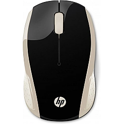 Wireless Mouse 200 Silk Gold wireless black and gold 2HU83AA