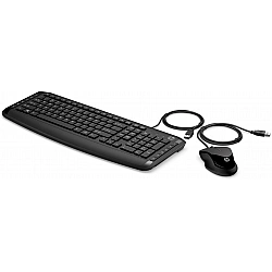 Zestaw klawiatura + mysz HP Pavilion Keyboard and Mouse 200 Combo przewodowe czarne 9DF28AA