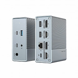 Hyper HyperDrive GEN2 12-in-1 USB-C Docking Station Ethernet LAN (RJ-45) ports 1 HDMI ports quantity 2