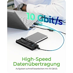 ICY BOX DockingStation SATAIII M.2 NVMe SSD USB 3.2 Type-C/-A black