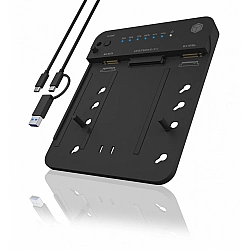 Raidsonic Icy Box IB-2915MSCL-C31 Docking & CloneStation for M.2 NVMe & M.2 SATA SSD & 2.5”/3.5” SATA SSD/HDD