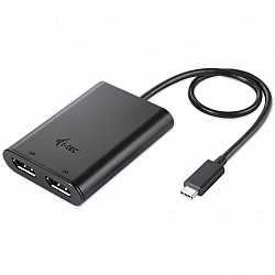 i-tec USB-C Dual Display Port Video Adapter 2x Display Port 4K Ultra HD kompatybilny z Thunderbolt3