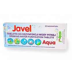 Javel Aqua water disinfection tablets, 20 pcs