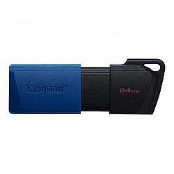 Kingston DTXM/64GB Technology DataTraveler Exodia M Black & Blue, 64 GB, USB 3.2 Gen 1, Slide