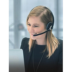 Koss USB Communication Headsets CS300 Wired On-Ear Microphone Noise canceling Black