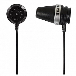 Koss Headphones Sparkplug Wired In-ear Noise canceling Black
