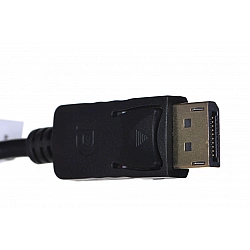 Lanberg AD-0007-BK Video cable adapter 0.1 m DisplayPort DVI-D Black (AD-0007-BK)