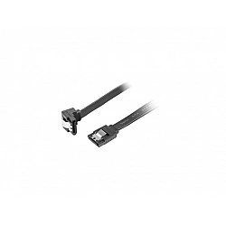 Lanberg CA-SASA-13CU-0050-BK - 0,5 m - SATA III - SATA 7-pin - SATA 7-pin - Weiblich/Weiblich - Schwarz