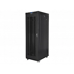 SZAFA INSTALACYJNA RACK STOJĄCA 19 27U 800X1200 CZARNA DRZWI PERFOROWANE LCD LANBERG (FLAT PACK)