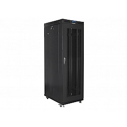SZAFA INSTALACYJNA RACK STOJĄCA 19 27U 800X1200 CZARNA DRZWI PERFOROWANE LCD LANBERG (FLAT PACK)