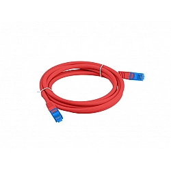LANBERG patchcord cat.6A FTP LSZH CCA 0.5m red