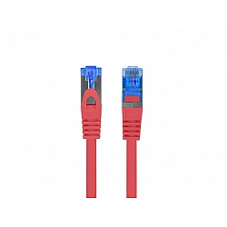 LANBERG patchcord cat.6A FTP LSZH CCA 0.5m red