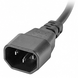 Lanberg listwa zasilająca rack PDU 19 1U 10A 5x Schuko 2m czarna C14