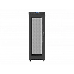 SZAFA INSTALACYJNA RACK STOJĄCA 19 37U 600X800 CZARNA DRZWI PERFOROWANE LCD LANBERG (FLAT PACK)