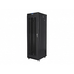 SZAFA INSTALACYJNA RACK STOJĄCA 19 42U 600X800 CZARNA DRZWI PERFOROWANE LCD LANBERG (FLAT PACK)
