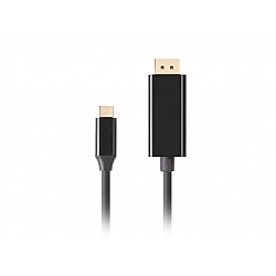 Lanberg USB-C to DisplayPort Cable, 3 m 4K/60Hz, Black Lanberg USB-C to DisplayPort Cable CA-CMDP-10CU-0030-BK 3 m