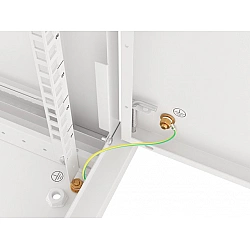 SZAFA INSTALACYJNA RACK WISZĄCA 19 6U 600X600 SZARA DRZWI METALOWE LANBERG (FLAT PACK)