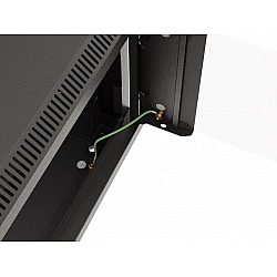 SZAFA INSTALACYJNA RACK WISZĄCA 19 6U 540X350 CZARNA DRZWI PRZESZKLONE LANBERG (FLAT PACK)