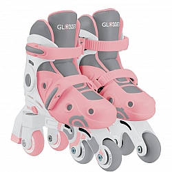 Learning Skates 2 in 1 Gr. 30-33, Inline-Skates rosa