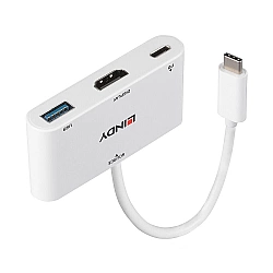 USB 3.2 Gen 1 Multiport-Hub, USB-C Stecker > USB-A + USB-C Buchse + HDMI-Buchse, USB-Hub