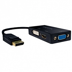 LOGILINK CV0109 LOGILINK - 4K DisplayPort to DVI/HDMI/VGA Converter