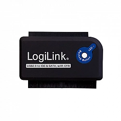 LogiLink Adapter USB 2.0 to 2,5 3,5 Zoll IDE SATA HDD OTB Storage Controller