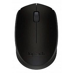 LOGITECH B170 Mouse optical 3 buttons wireless 2.4 GHz USB wireless receiver black