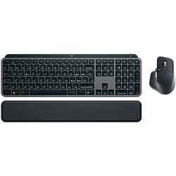 MX Keys S Combo - Keyboard and mouse set - backlit - wireless - Bluetooth