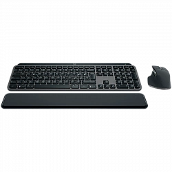 MX Keys S Combo - Keyboard and mouse set - backlit - wireless - Bluetooth