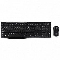 Wireless Combo MK270, Wireless, RF Wireless, QWERTZ, Black, Mouse