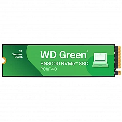 SSD WD Green SN3000 500GB M.2 2280 S3-M PCIe Gen4 x4 NVMe, Read/Write: 5000/4100 MBps, TBW: 100