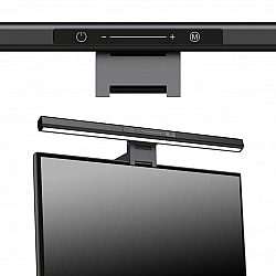 Maclean Adjustable LED Lightbar for Computer/Monitor, 3 Light Colors, Brightness Adjustable, USB Type-C, 5V, MCE620