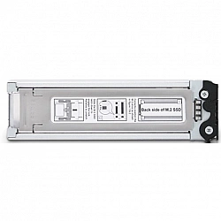 MB840TP-B, Laufwerkstrays silber, PCIe Slot SSD Tray