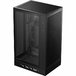 DeepCool CH270 Digital Micro ATX Mini Tower Case with Glass Panel (Black)