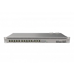 MikroTik RB1100AHx4 Dude Edition Router 13x RJ45 1000Mb/s, 1x microSD, 2x SATA, 2x M.2, 60GB drive included