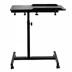 Maclean mobile desk/laptop stand, black, height adjustment 59-89cm, max. 30kg , MC-121 B