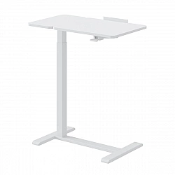 Maclean mobile desk/laptop stand, white, height adjustment 76-109cm, max. 30kg , MC-120 W