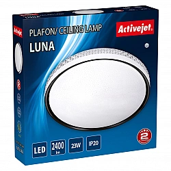 Nowoczesny plafon sufitowy LED Activejet LUNA 23W