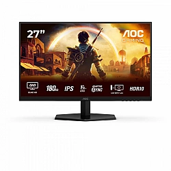 AOC Q27G42XE - 27 Zoll Quad HD Monitor, 180 Hz, 1 ms, G-Sync comp., HDR10 (2560x1440, 2x HDMI 2.0, 1x DisplayPort 1.4) schwarz