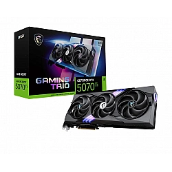 Graphics Card MSI NVIDIA GeForce RTX 5070 Ti 16 GB GDDR7 256 bit PCIE 5.0 16x Dual Slot Fansink 1xHDMI 3xDisplayPort RTX5070TI16GGAMTRIOOC