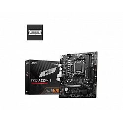 Pagrindinė plokštė MSI PRO A620M-B 7E28-017R AM5 DDR5 PCIe 4.0 mATX
